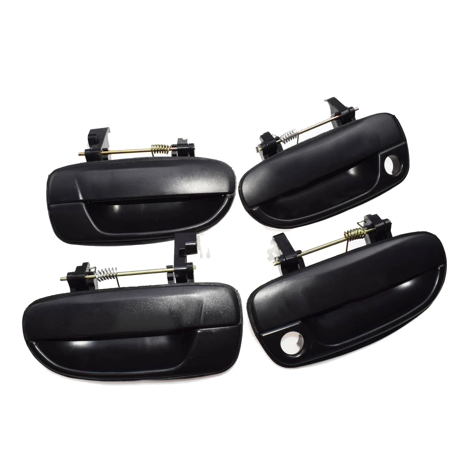 

4PCS(Front Rear Left Right)Outer Outside Exterior Door Handle Black for Hyundai Accent 2000-2005