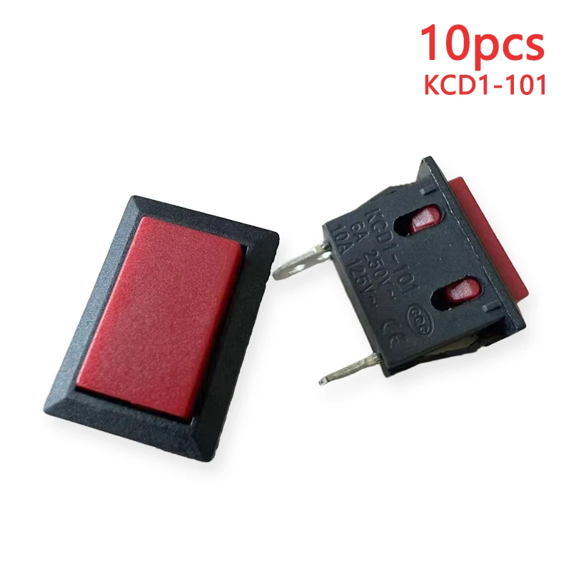 

Переключатель питания KCD1-101 медный 21x15 мм