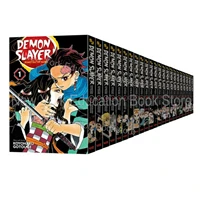 23 books anime demon slayer kimetsu no yaiba manga volume 1 23 english version comic book