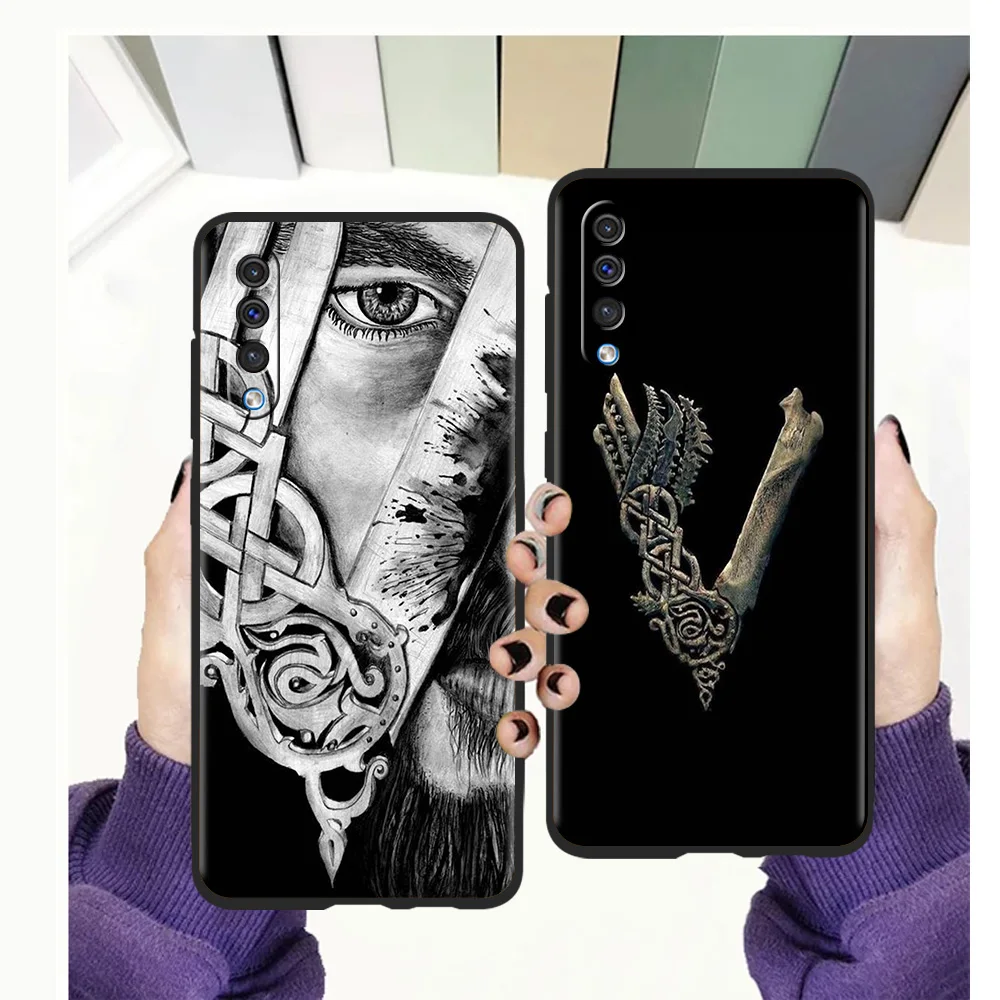 

Vikings Tv Shows Phone Case For Samsung A12 A22 A02 A03 A03S A50 A70 A20 4G A10 A20S A30 5G Black Silicone Cover Shell Coque TPU