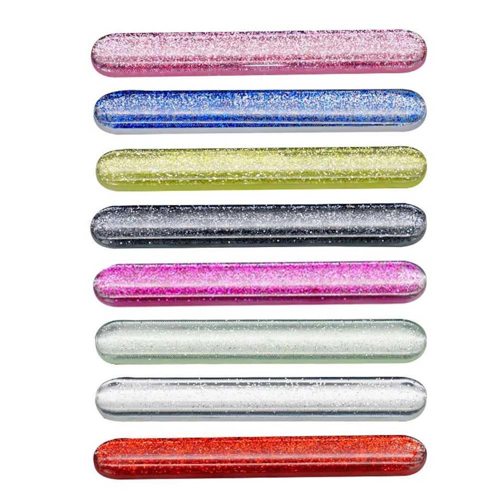 8 шт. стеклянная пилочка для ногтей инструменты маникюра портативная дрель