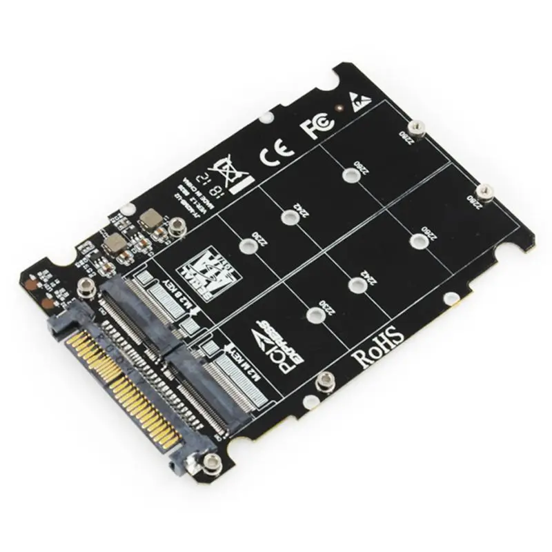 M.2 SSD к адаптеру U.2 2 в 1 M.2 NVMe и SATA-Bus NGFF SSD к PCI-e U.2 SFF-8639
