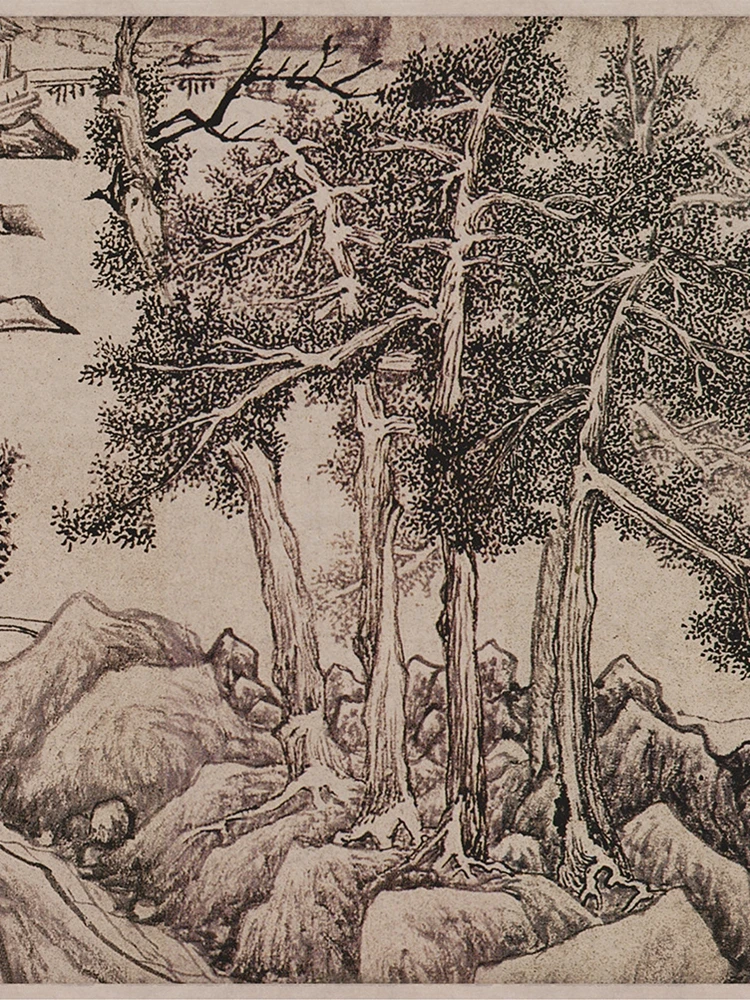 Четко заявляем что свиток шаньшуй 25x333 см музей китайского древнего