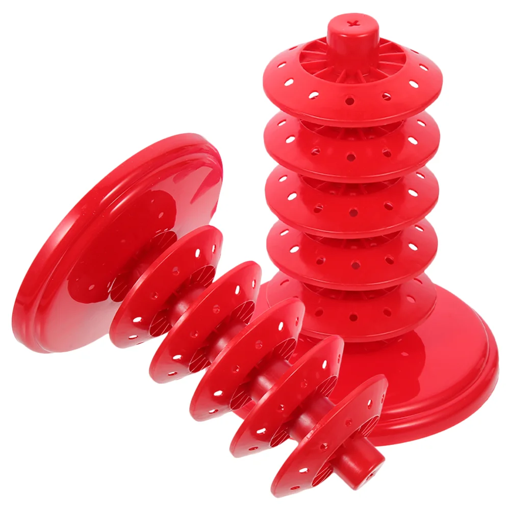 

2 Pcs Ring Display Stand Lollipop Decked Accessories Desktop Candy Rack Multi-layer Holder