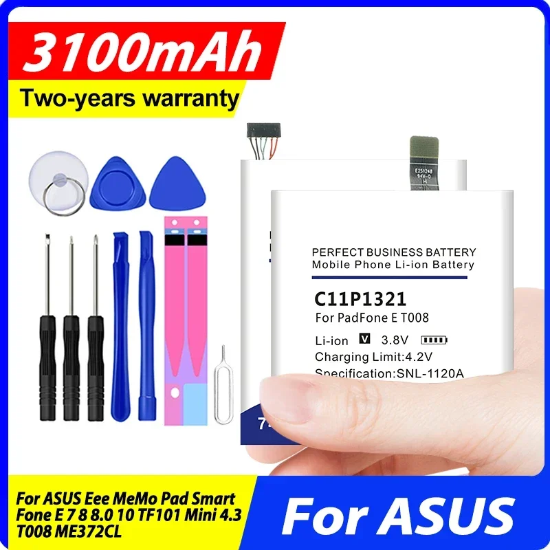 DaDaXiong 2023 новый аккумулятор для ASUS Eee MeMo Pad Smart Fone E 7 8 8.0 10 TF101 Mini 4.3 T008 ME372CL