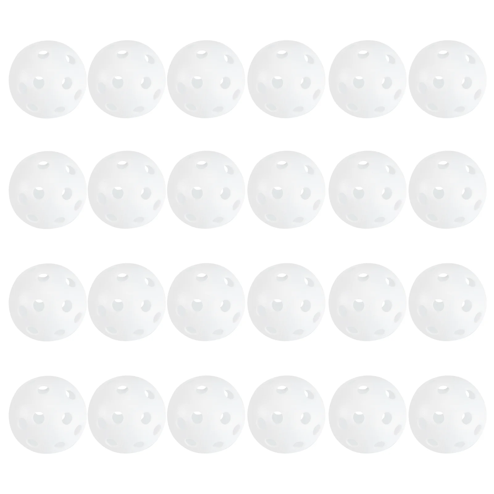 

24 шт., детские пластиковые перфорированные шарики