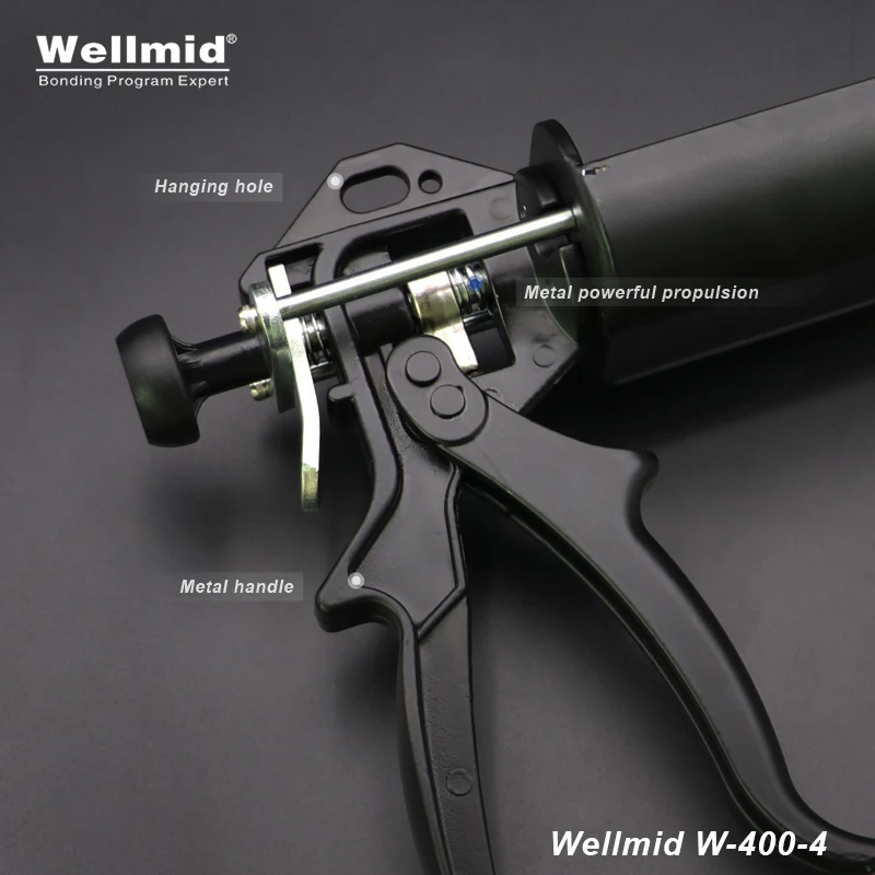 Металлический Клеевой пистолет для 375 мл 4:1 Раздельный тип стандартное