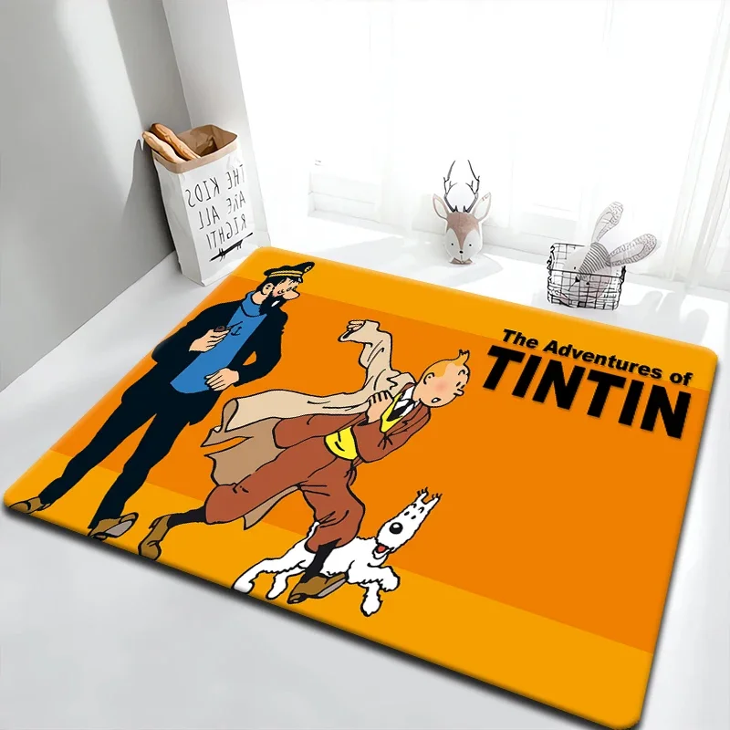 Коврик L-Les Aventures de Tintin et Milou коврик для входной двери украшение спальни гостиной