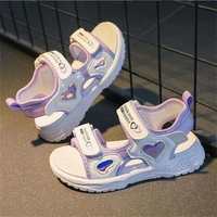 free delivery girl sandals 2022 summer new sun children children fashion little princess girl baby sports soft bottom