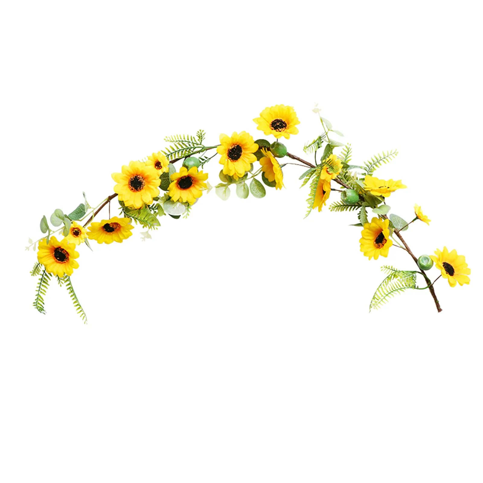 

Pendants Hanging Wreath Sunflower Leaf Decor Simulation Bee Garland Artificial Artificial flowers