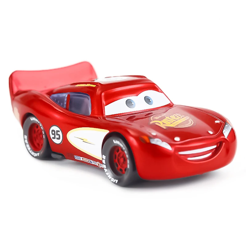 Экшн-фигурка Disney Pixar Тачки 2 3 аниме-фигурки ржавчина #95 Молния Маккуин 1:55 литой под