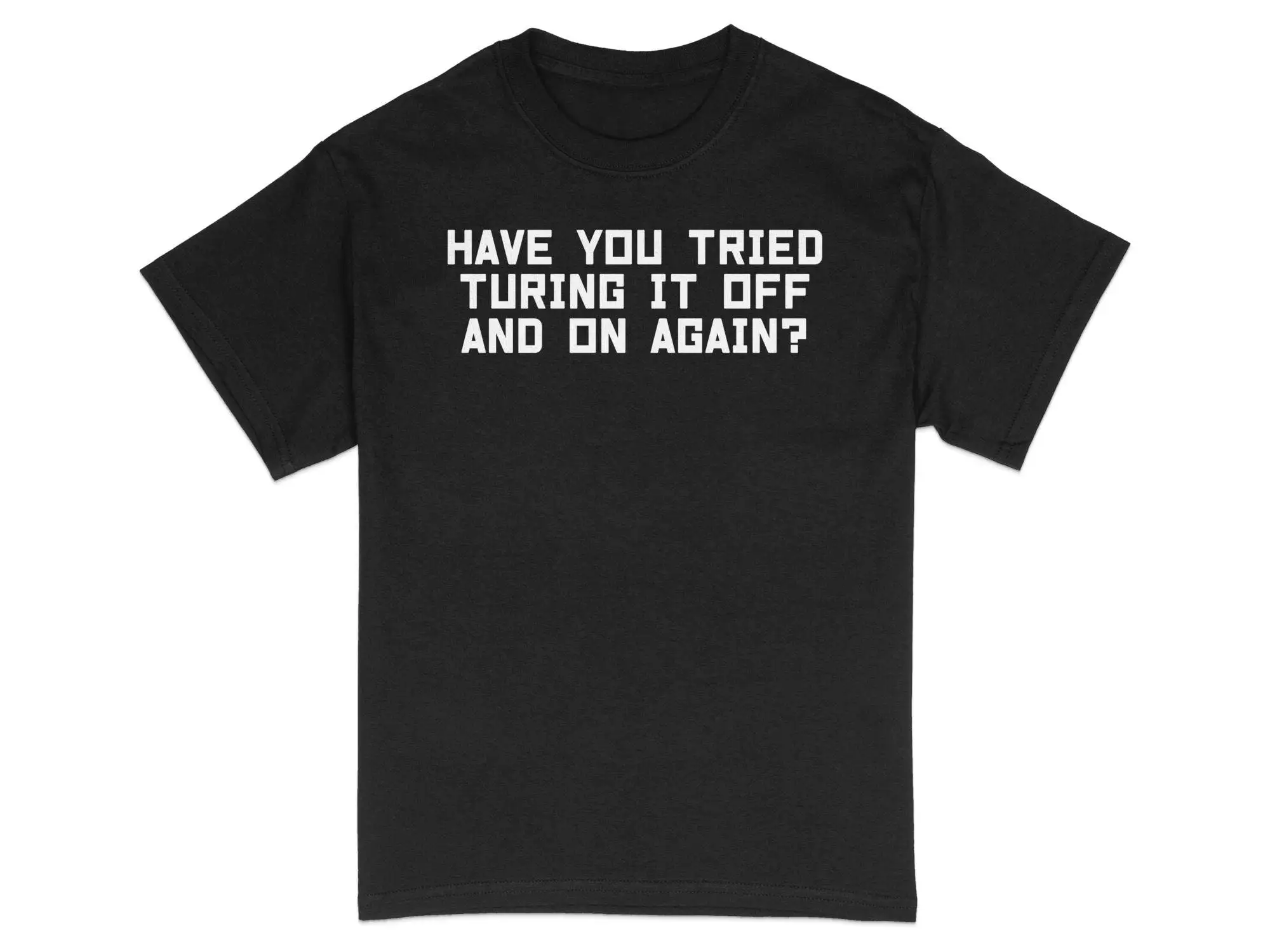 Забавная футболка с технической поддержкой вы попробовали отключить и снова его