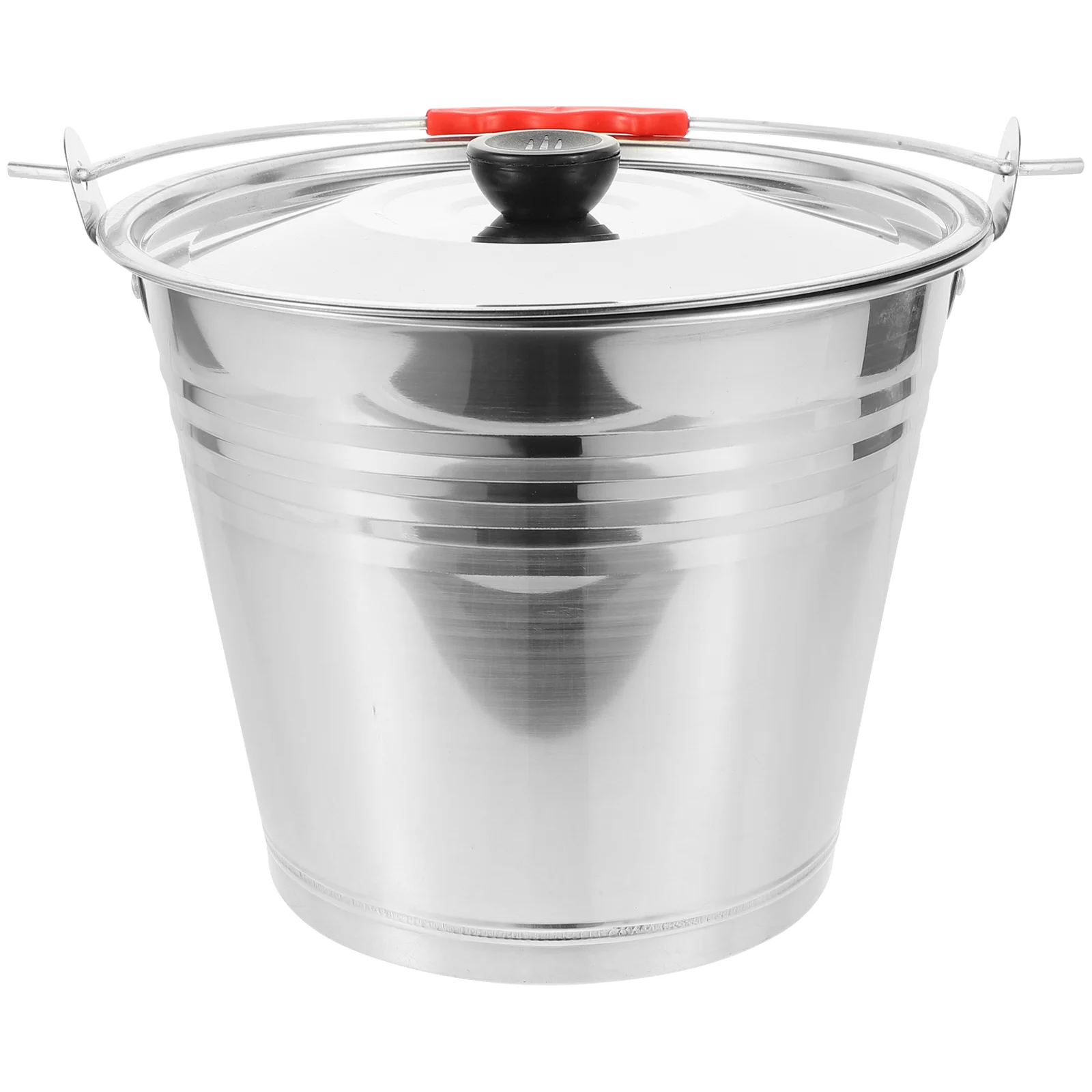 

Bucket Pail Stainless Steel Ice Metal Lid Can Buckets Milking Water Champagne Beverage Cow Pails Cooler Galvanized Jug Chiller