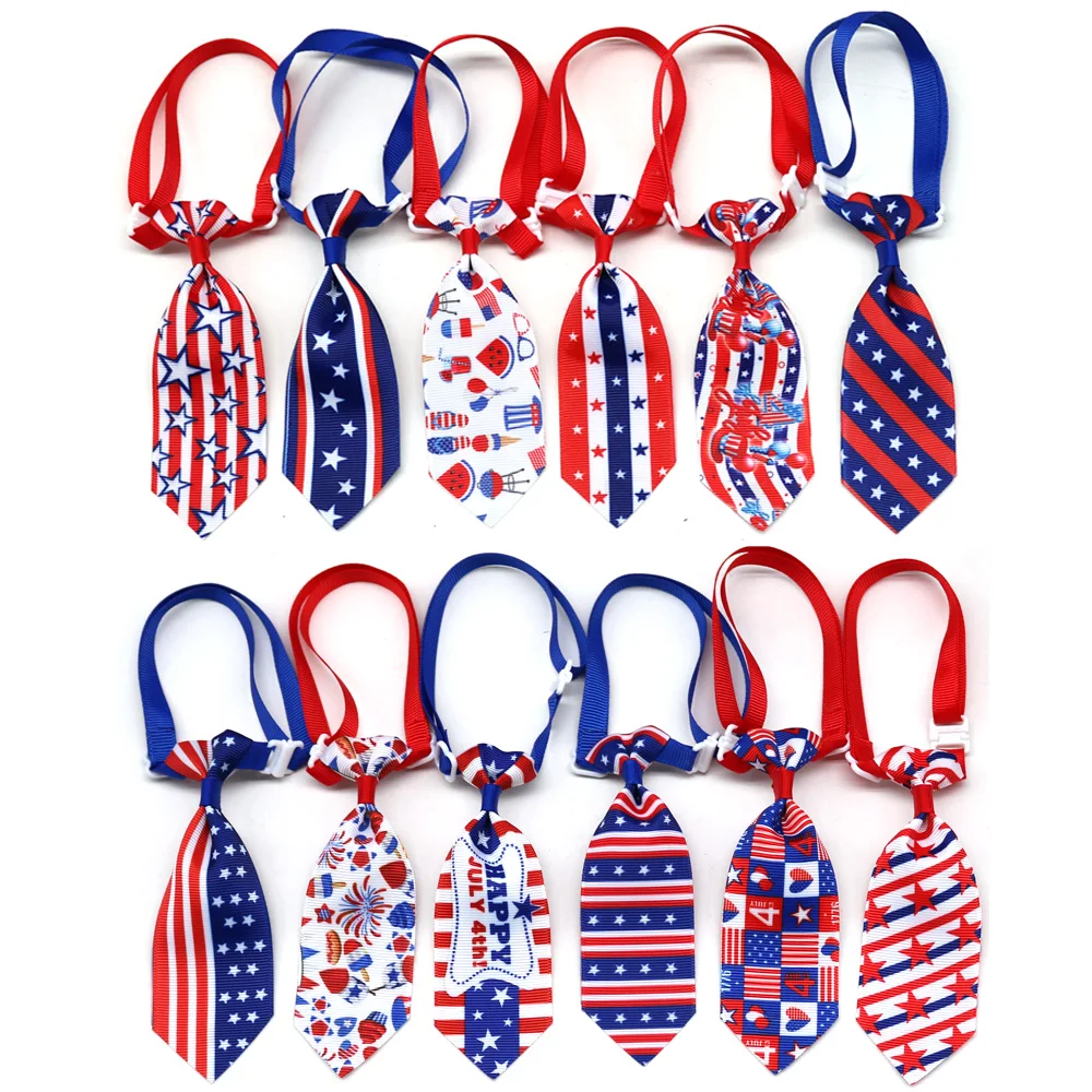 50/100ps Dog Bowties Fashion Cute Neckties For Small Dogs Cats  Small Dog Cat Puppy Ties Bow Ties For Dogs Accessories 4th July