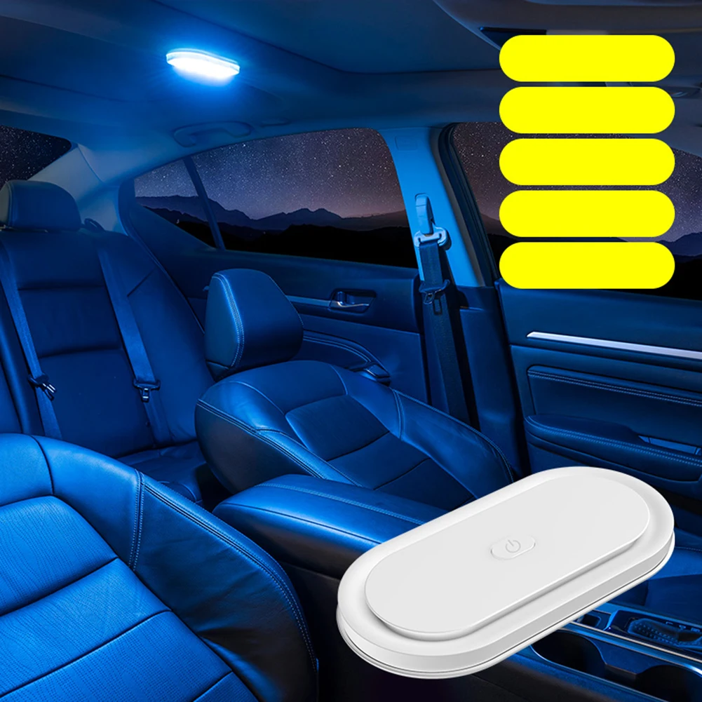 

Магнитная автомобильная лампа для интерьера USB, купольная лампа для чтения карт, перезаряжаемая и портативная, идеально подходит для чтения