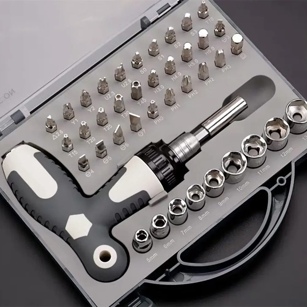 

41 In 1 Precision Screwdriver Set Telescopic CRV Chrome Vanadium Steel T-shaped Sleeve Screwdriver Bit PC Phone Repair Tool Kit