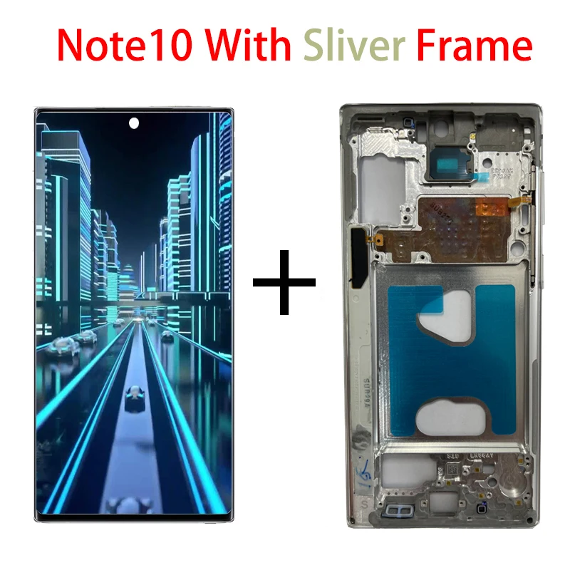 ЖК-дисплей Super AMOLED для SAMSUNG Galaxy Note 10 N970 N970F сенсорный экран с дигитайзером Note10