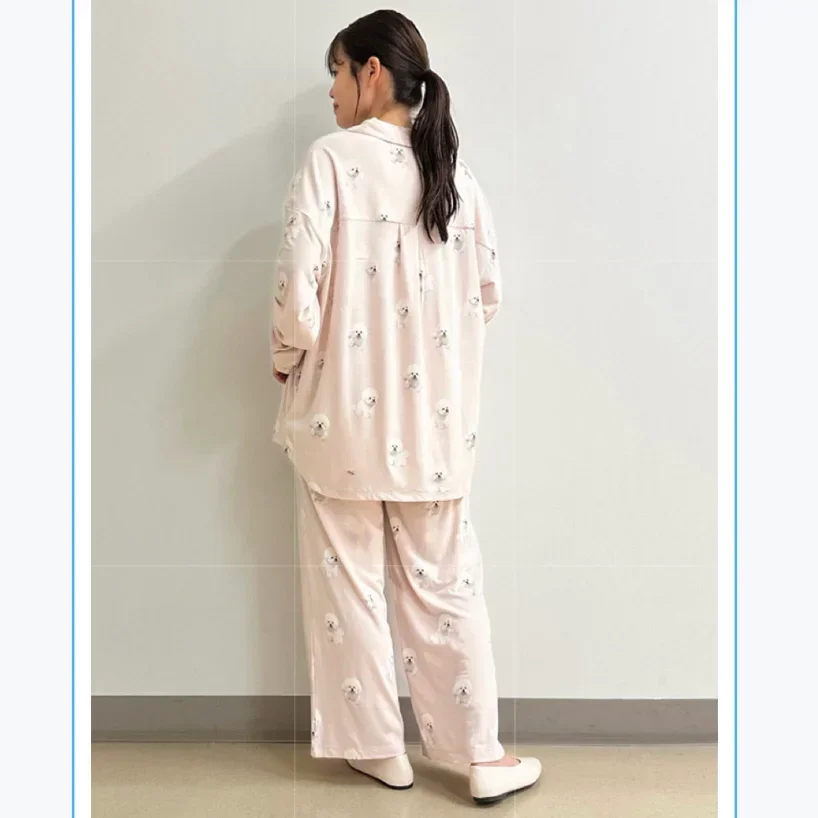 Женский пижамный комплект одежда для сна домашняя Женская милая