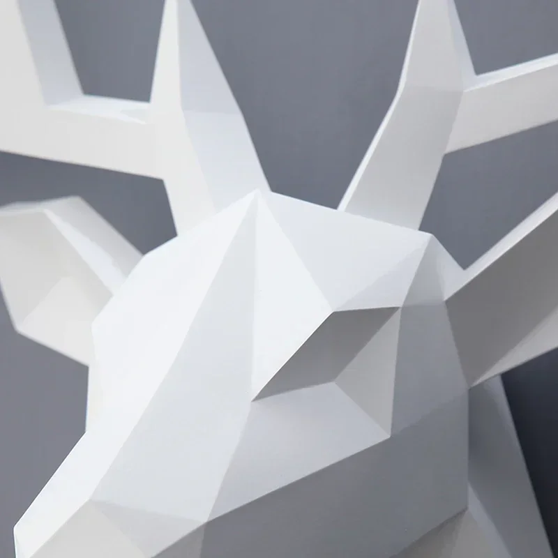 3D голова животного настенное украшение фигурка для гостиной Настенный декор