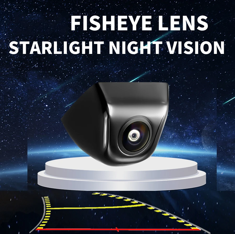 1280*720P CCD Chips Night Vision Auto Assistance Intelligent Dynamic Trajectory Parking Line Car Reverse Backup Rear View Camera |