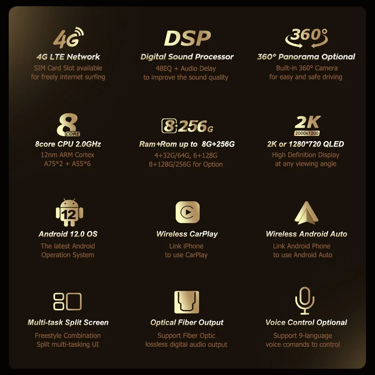 Ownice K6+ 2K для Jeep Grand Cherokee WK2 2010-2013 Автомобильный радиоприемник Мультимедийный