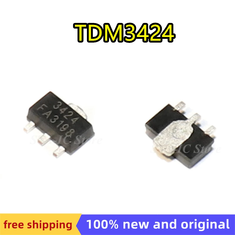 

10 шт./лот TDM3424 3424 SOT89 новый оригинальный Бесплатная доставка