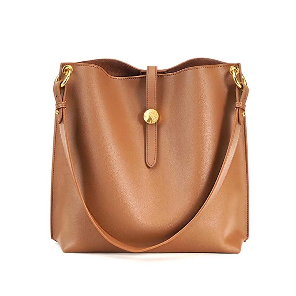 

Motingsome Fashion Women Shoulder Bag Luxury Natural Calfskin Handbags and Purses Roomy Female Crossbody Casual Tote 2022 New