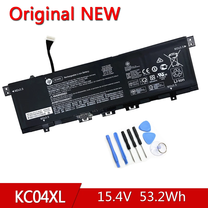 

KC04XL NEW Original Battery HSTNN-DB7R For HP ENVY X360 13-AG 13M-AQ 13-AH 13-AH0001lA HSTNN-IB8K TPN-W133/W136 L08544-2B1/1C1