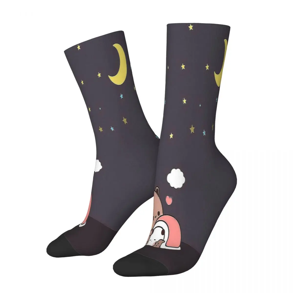 

Panda Bubu Dudu Bear Socks Male Mens Women Autumn Stockings Polyester