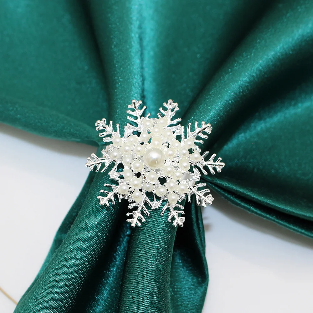 

Кольца для салфеток Dvianna, серебристые, набор из 6 штук