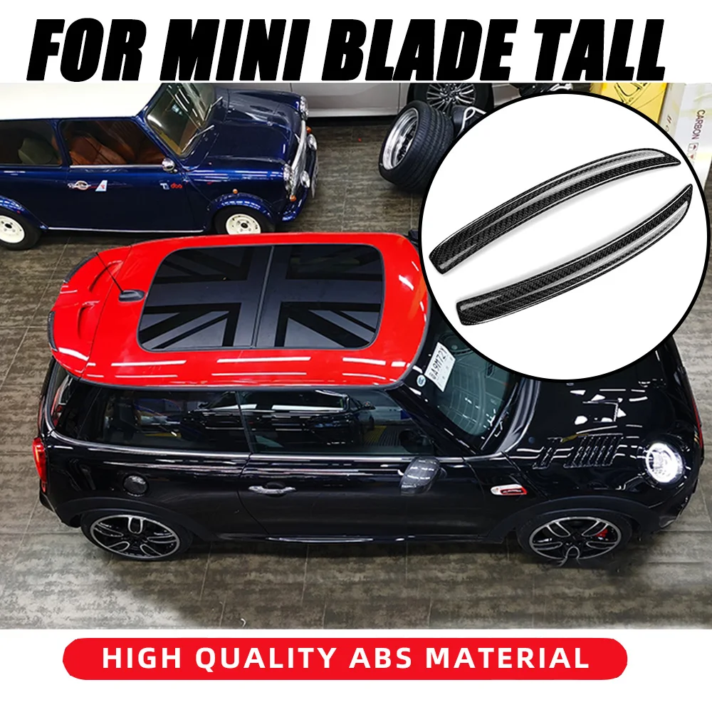 

2pcs For MINI COOPER 2014-up F56 F55 S/JCW Gloss Black/Red/Carbon Fiber Rear Roof Spoiler Trunk Cover Wing Car Styling