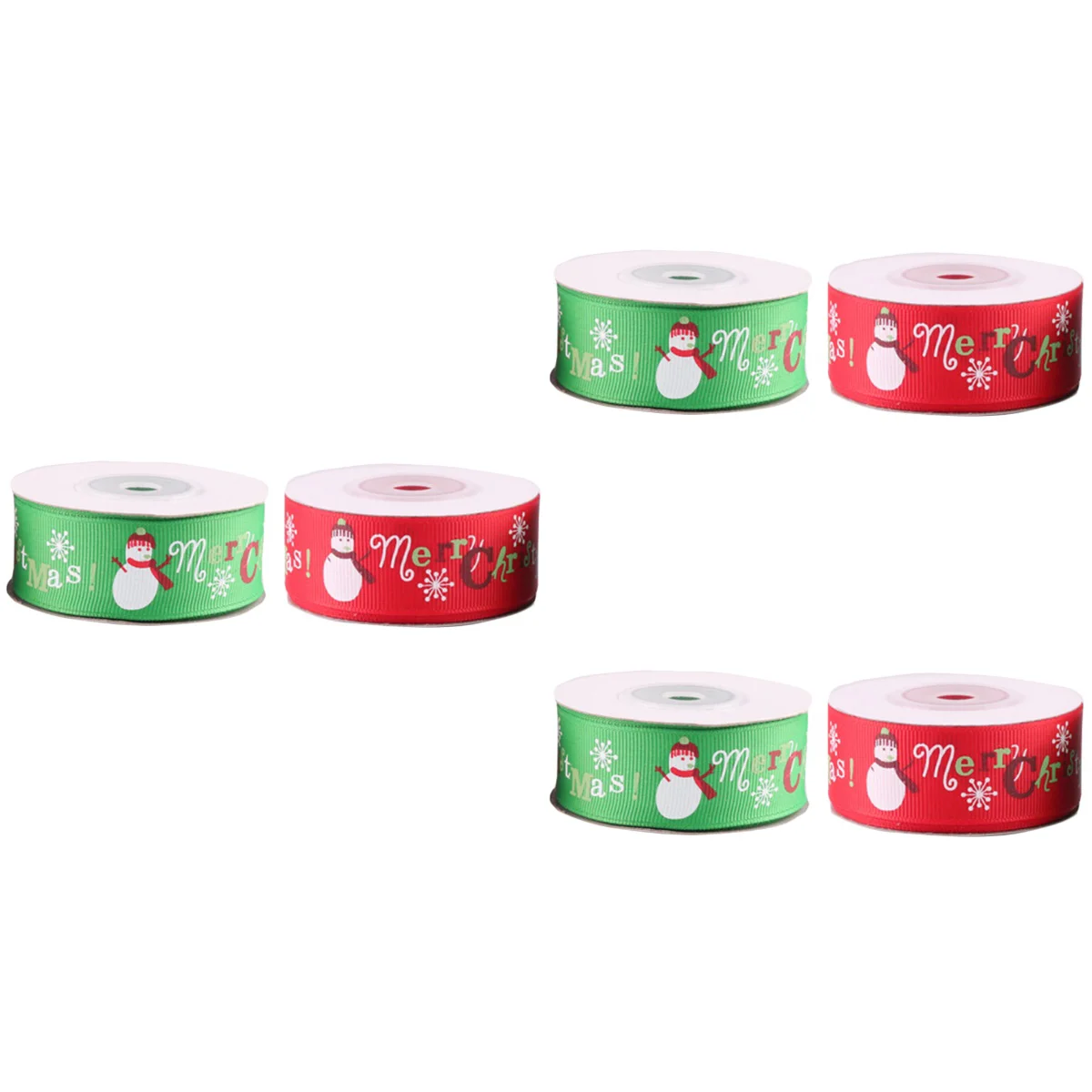 

Christmas Ribbon Gift Ribbons Wrap Bows Wired Wrapping Polyesterred Craft Trim Grosgrain Thindecor Hairsnowflake Tree Ornaments