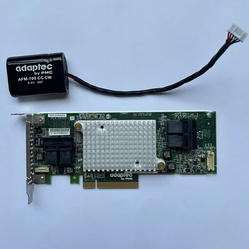 Оригинальная карта расширения ASR-81605ZQ 1G Cache HBA RAID-массива