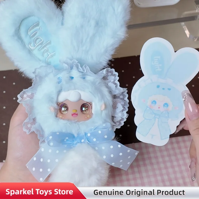 Фото Оригинальный плюшевый кулон-подвеска Yooki Healing Bunny Series, коллекционная модная игрушка, милая фигурка, подарок на день рождения для друзей №4