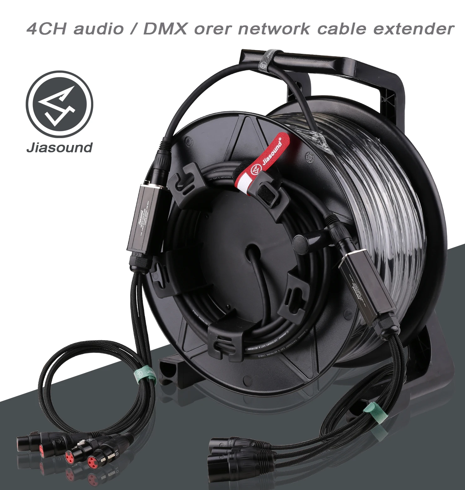 Cena XLR Audio Węża 4 Kanał 3 Pin Wielu Sieci Breakout Dla Estrada I Studio Nagrań Kobieta I Mężczyzna Kabel