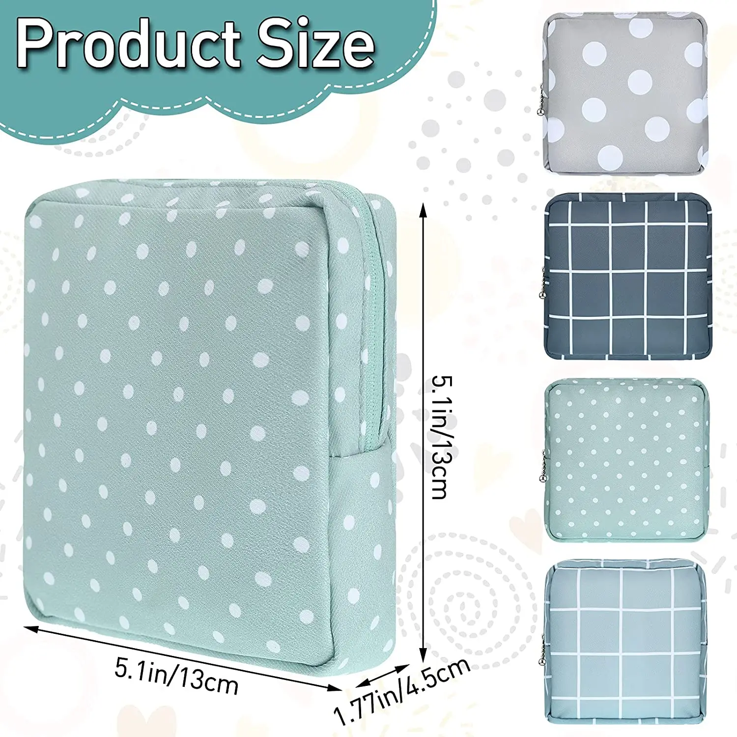 Сумка для хранения гигиенических прокладок сумка менструальных держатель ухода