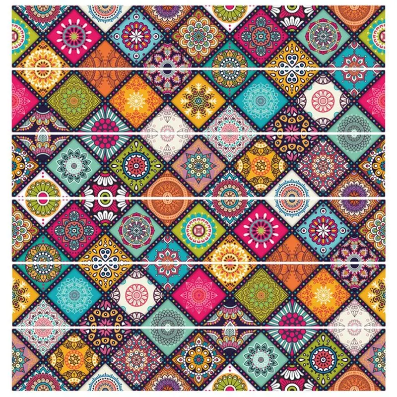 

6Pcs Staircase Stair Riser Floor Sticker DIY Wall Decal Fashion Stairs Decal Home Decor