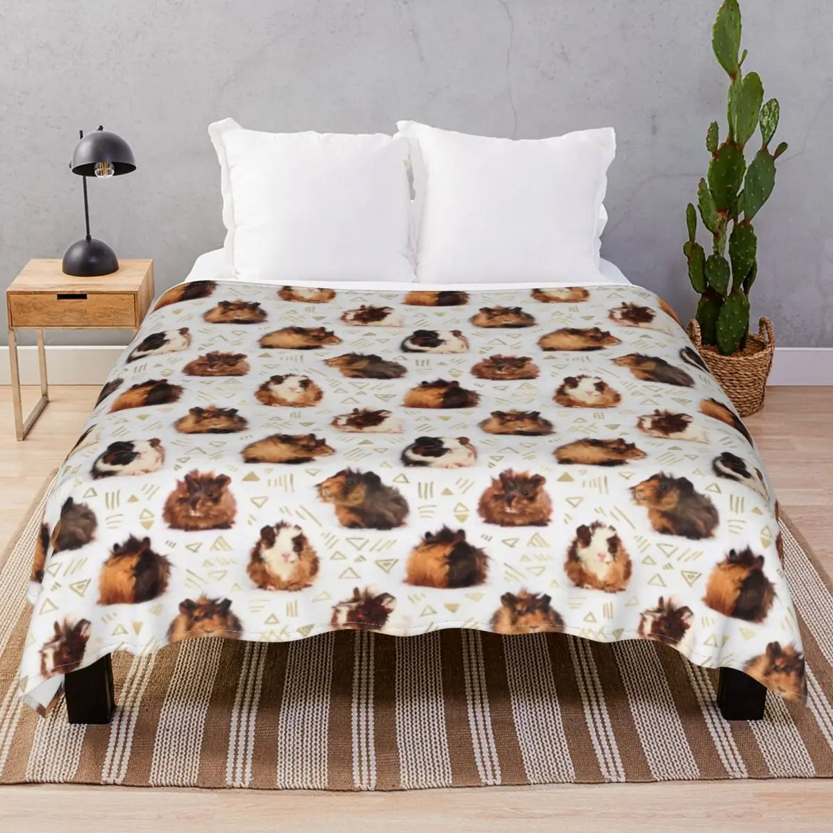 The Essential Guinea Pig Blankets Velvet Textile Decor Portable Unisex Throw Blanket for Bedding Home Couch Camp Cinema