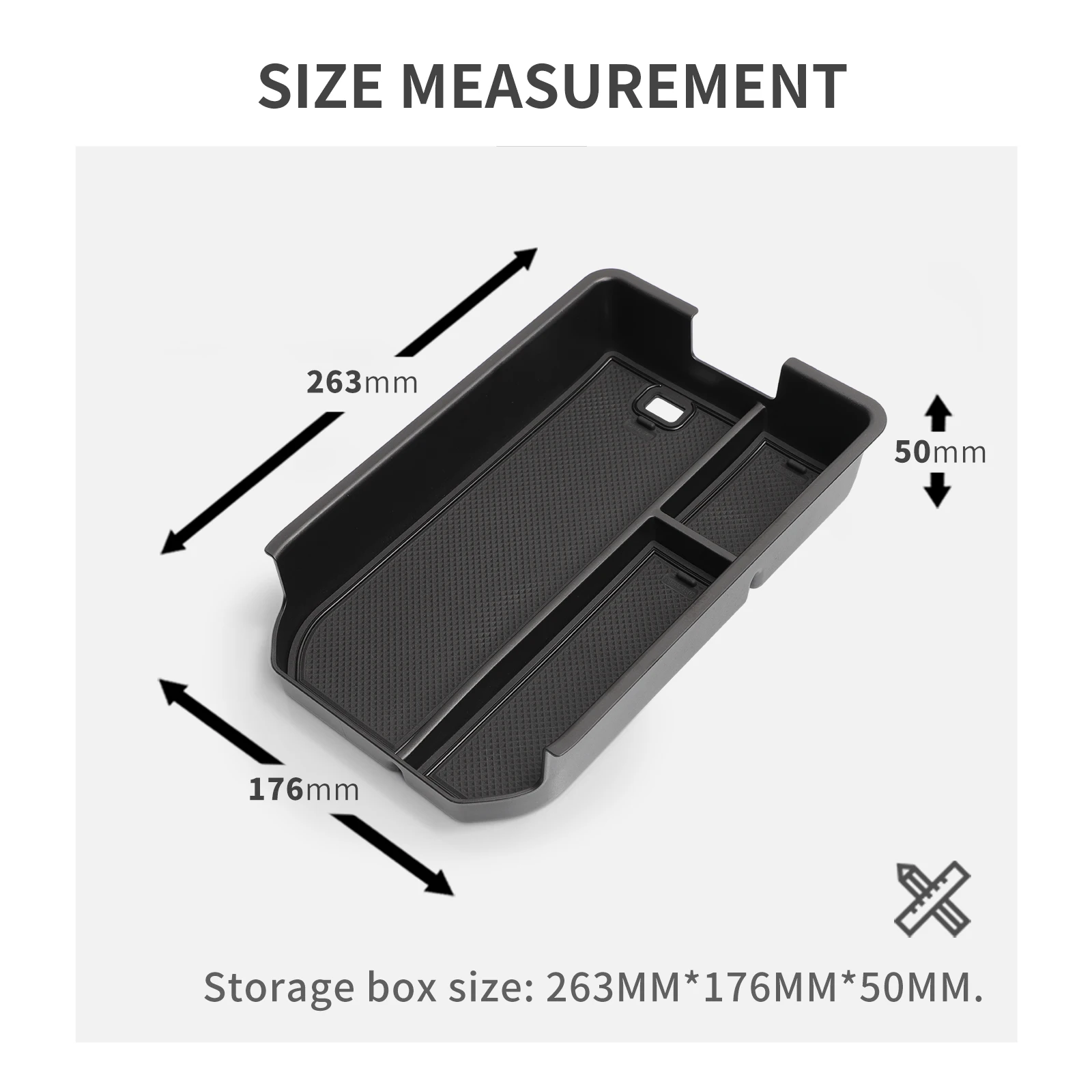 Подлокотник центральной консоли для Toyota Land Cruiser Prado 2024 J250 черный