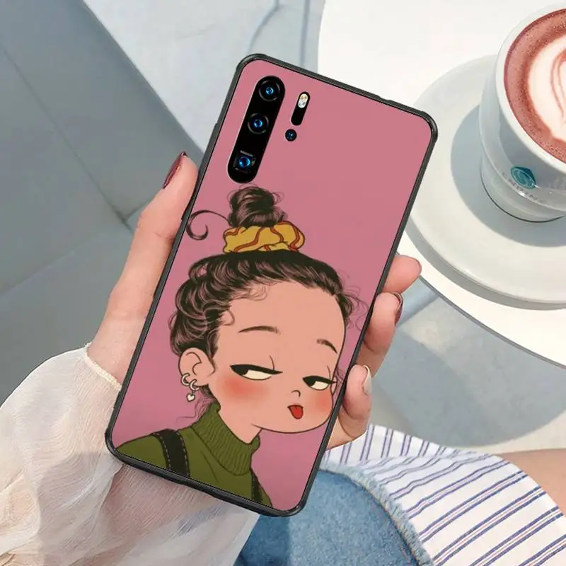 Ashtetic розовая мягкая мультяшная Накладка для девочек чехол телефона Huawei P9 P10 P20 P30