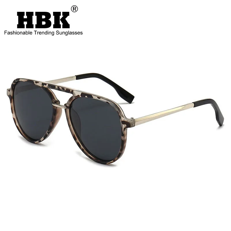 

HBK Classic Round Oversized Polarized Men Sunglasses Fashion Aviator Luxury Lady Sun Glasses Vintage Unisex Driving Shades UV400