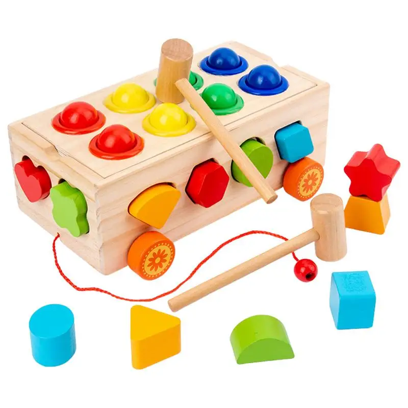 

Shape Sorter Color Shape Recognition Montessori Geometry Learning Matching Sorting Toys Gift For Preschool Girls & Boys