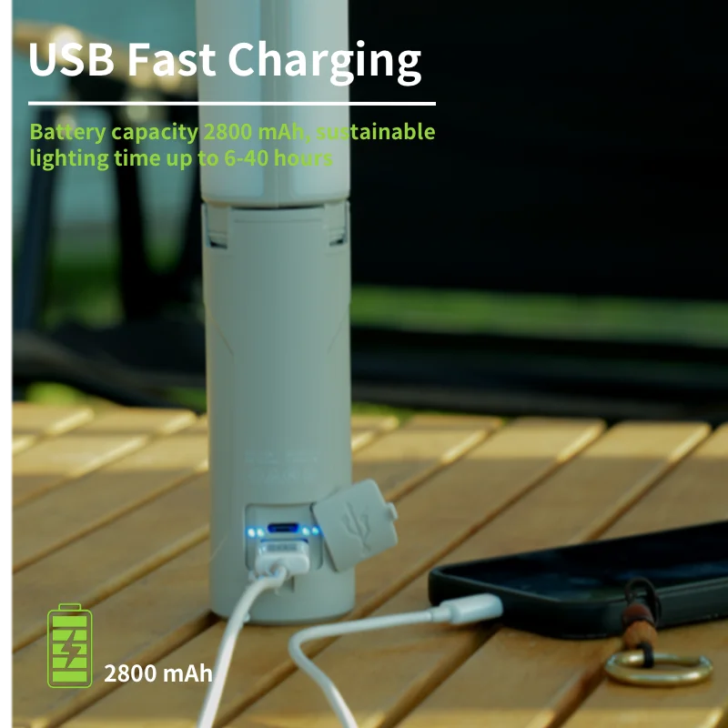 Многофункциональный Походный Фонарь WARSUN LT300 С 360° ° Панорамное Освещение