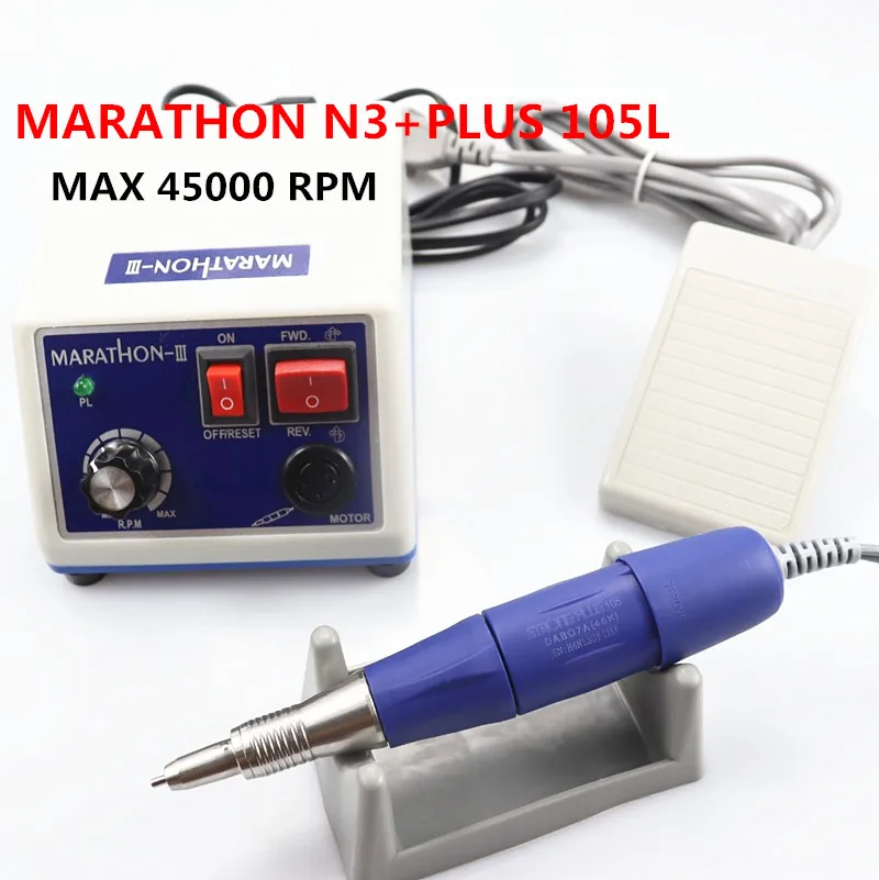 

Dental LAB Marathon N3 Micromotor Micro motor 45,000RPM Handpiece Lab Equipment strong 210 45K rpm handpiece