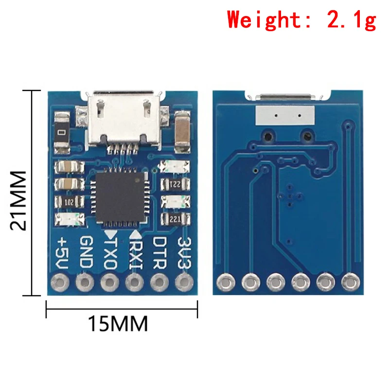 CJMCU CP2102 Модуль MICRO USB в UART TTL 6-контактный последовательный преобразователь STC