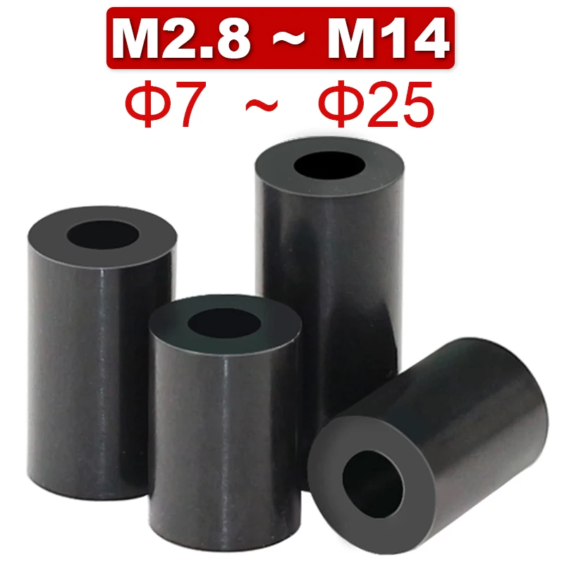 

Изоляционная изоляционная колонка из АБС-пластика M2.8, M3.2, M4.2 ~ M14, панель ПК, поднимите прокладное кольцо, круглое отверстие, нейлоновая пластиковая Подушка через колонку