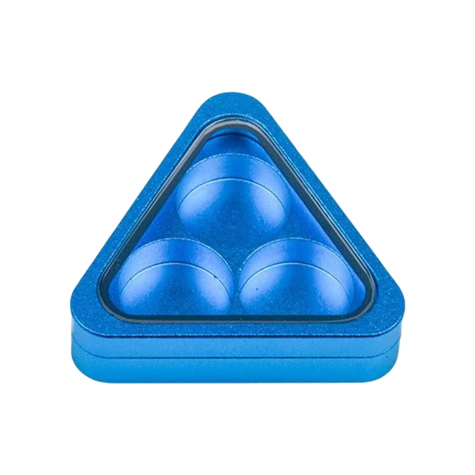 

Blue Triangle Metal Billiard Cue Chalk Holder Convenient Use Made of Aluminum Snooker Accessories
