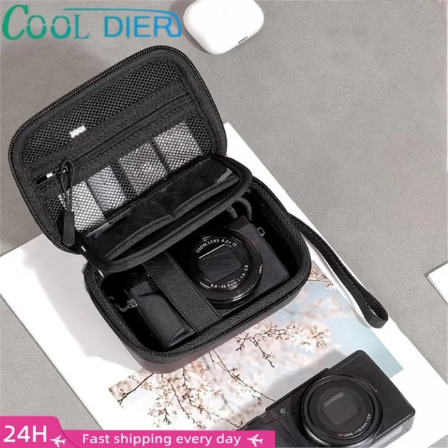 Фото Ударопрочный жесткий чехол COOL DIER для цифровых камер Canon G7X Mark III Mark II Cybershot ZV1 Ricoh GR III, защитная сумка для переноски №3