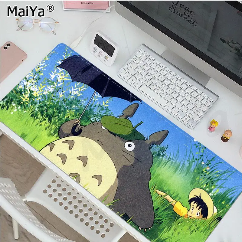 

Totoro Anti-Slip Gaming Laptop Computer Desk Mat Mouse Pad Mouse Mat Notbook Mousepad Gamer Writing Desk Mats