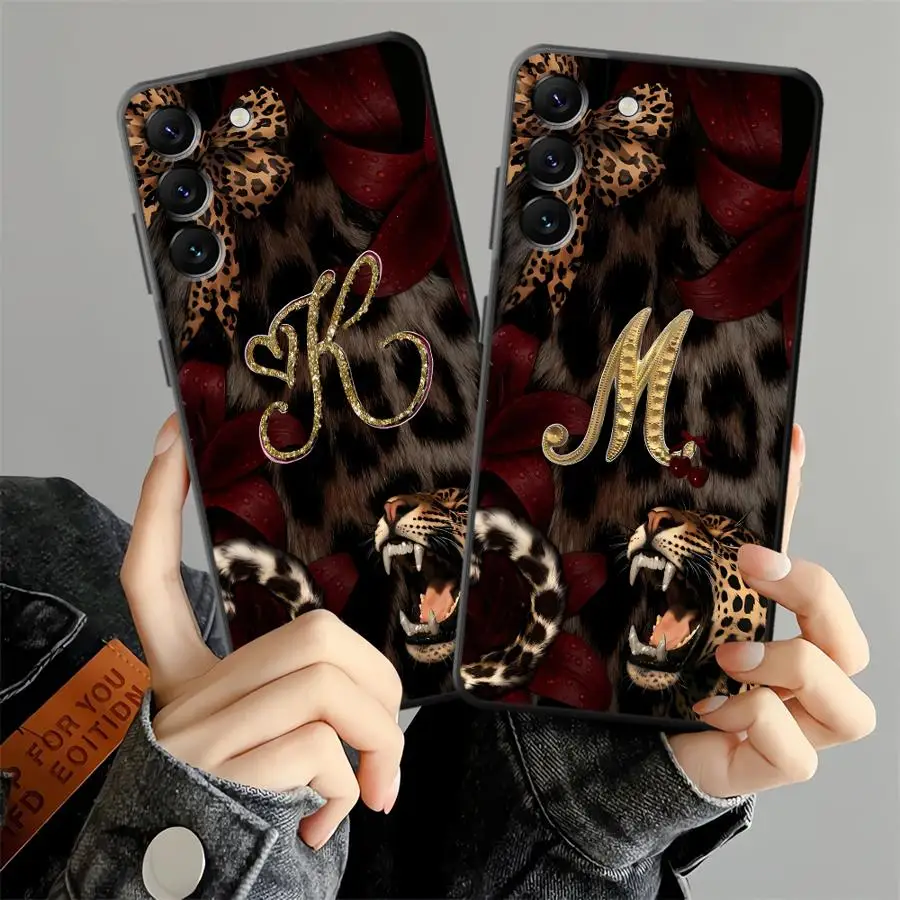 Фото Чехол для телефона Samsung Galaxy A52 A36 A57 A15 A25 A16 A53 A17 A23 A06 A73 A55 A37 A70 A50 A13 A41 A12 с принтом гепарда/леопарда M K №1
